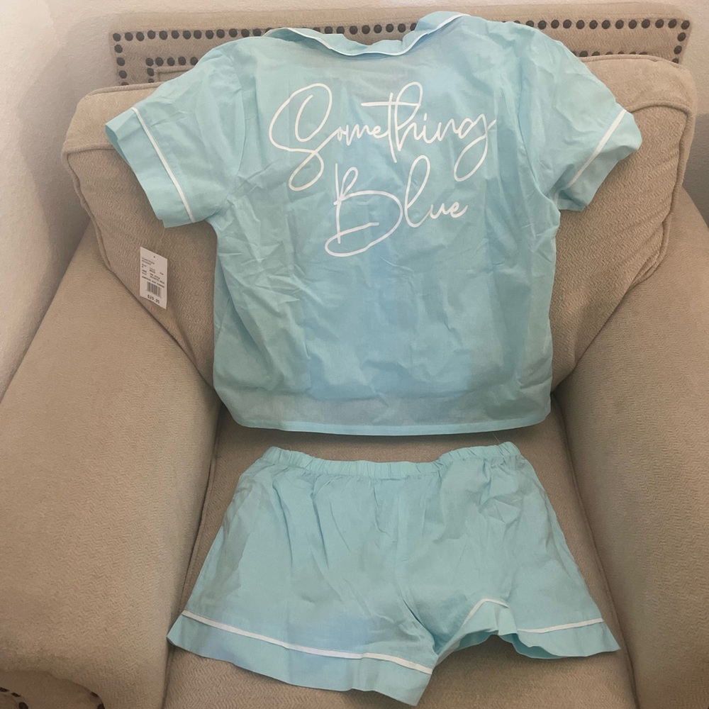 David’s bridal something blue set